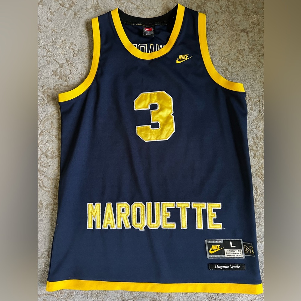 Marquette Jersey: Dwayne Wade: Size: Large #3